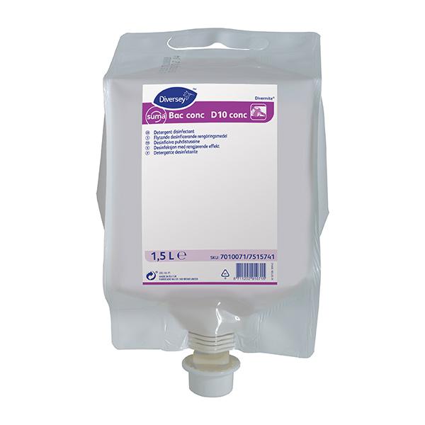 Diversey-Suma-BAC-Sanitiser-Cleaner-D10-Single-Pouch